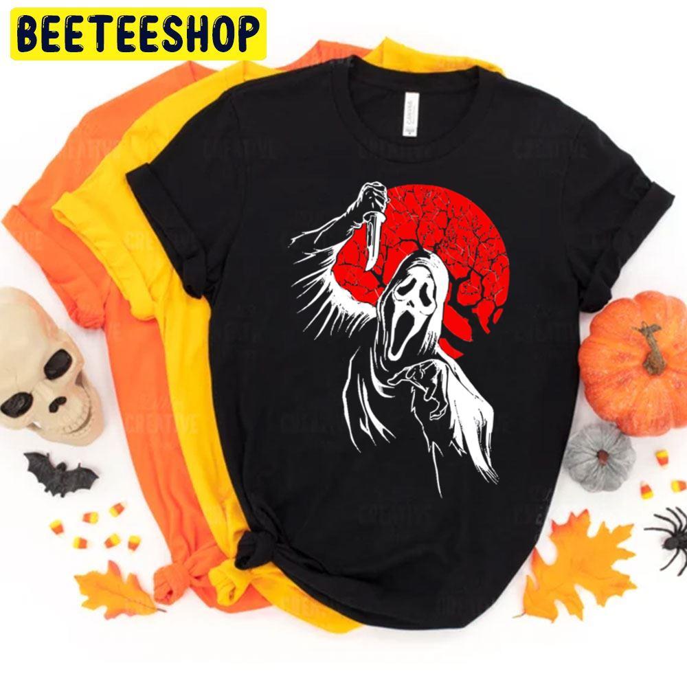 Red Ghostface Scream Halloween Beeteeshop Trending Unisex T-Shirt Red Ghostface Scream Halloween Beeteeshop Trending Unisex T-Shirt