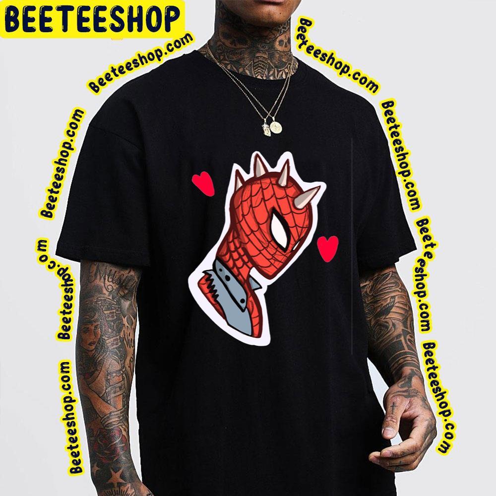 Red Heart Spiderverse Movie Beeteeshop Trending Unisex T-Shirt Red Heart Spiderverse Movie Beeteeshop Trending Unisex T-Shirt