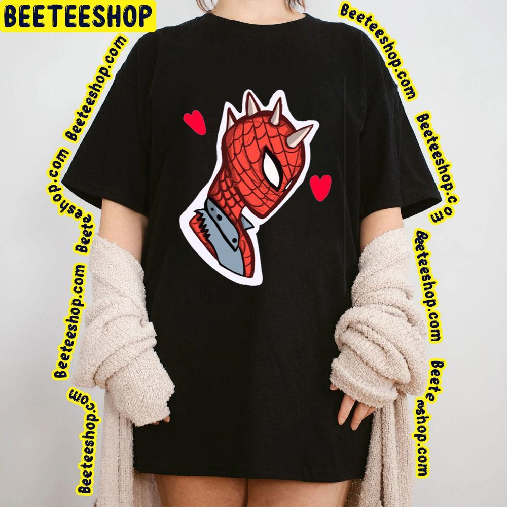 Red Heart Spiderverse Movie Beeteeshop Trending Unisex T-Shirt Red Heart Spiderverse Movie Beeteeshop Trending Unisex T-Shirt