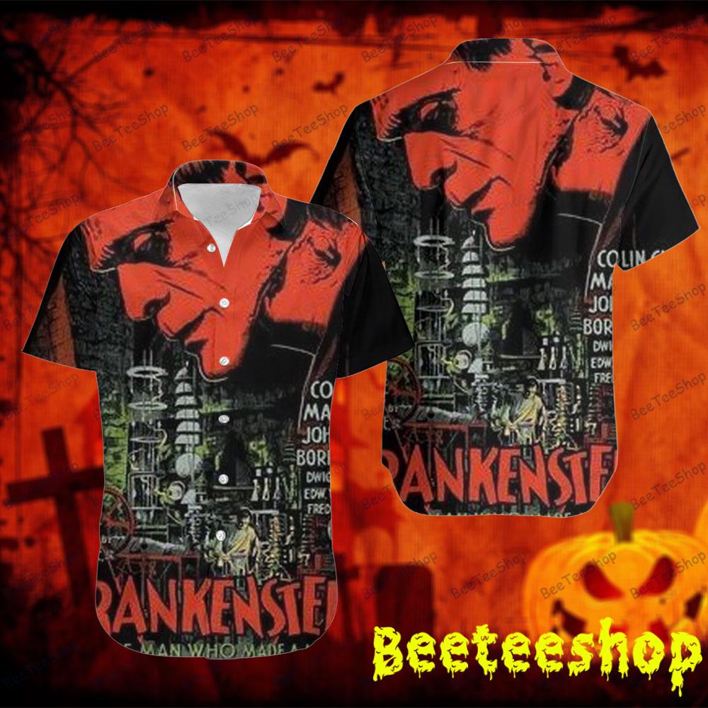 Red Monster Frankenstein Movie Halloween Beeteeshop Hawaii Shirt Red Monster Frankenstein Movie Halloween Beeteeshop Hawaii Shirt