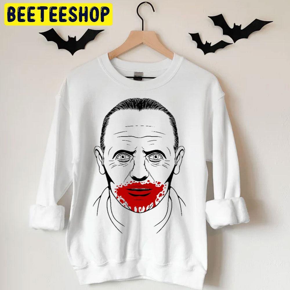 Red Mouth Hannibal Lecter Halloween Beeteeshop Trending Unisex T-Shirt Red Mouth Hannibal Lecter Halloween Beeteeshop Trending Unisex T-Shirt