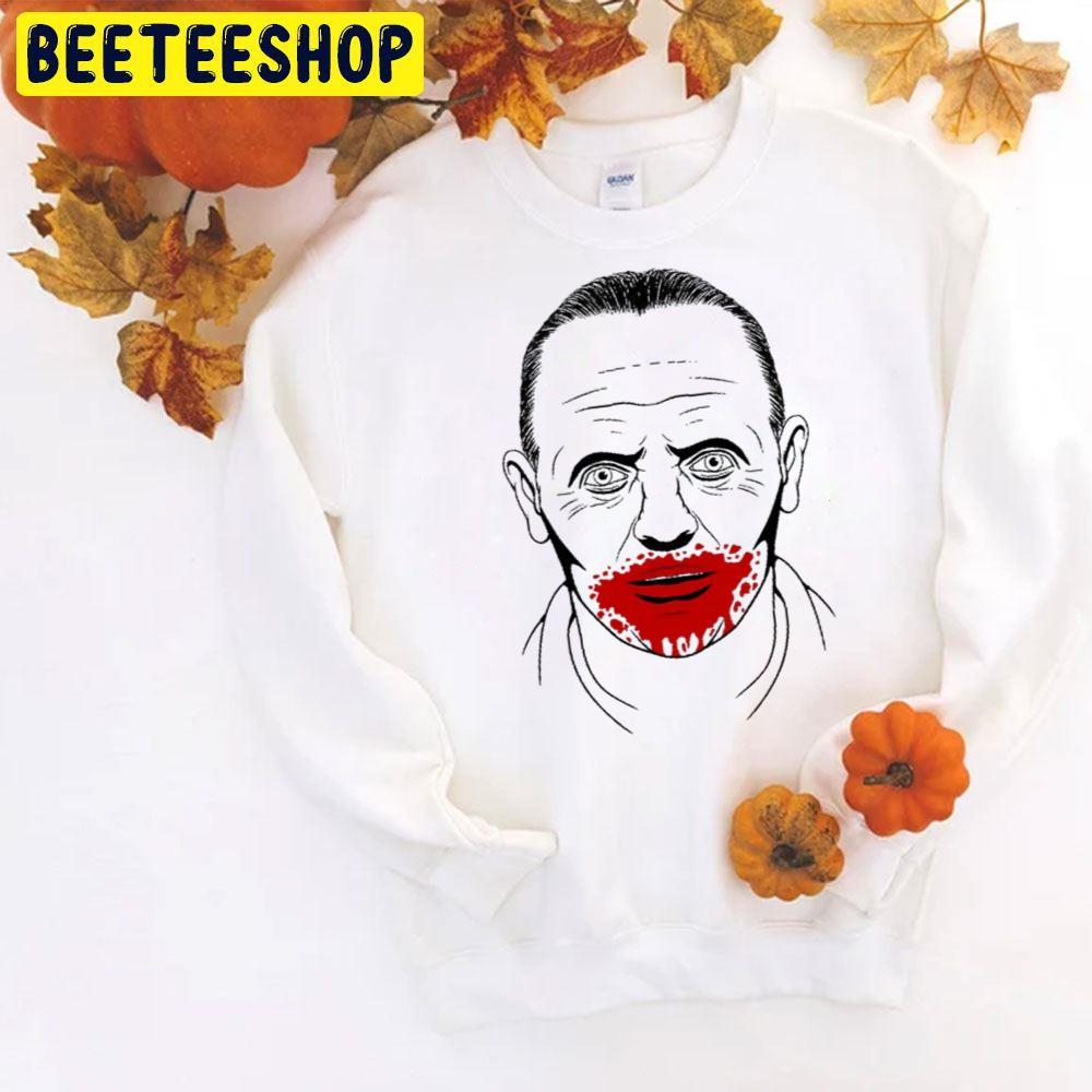 Red Mouth Hannibal Lecter Halloween Beeteeshop Trending Unisex T-Shirt Red Mouth Hannibal Lecter Halloween Beeteeshop Trending Unisex T-Shirt