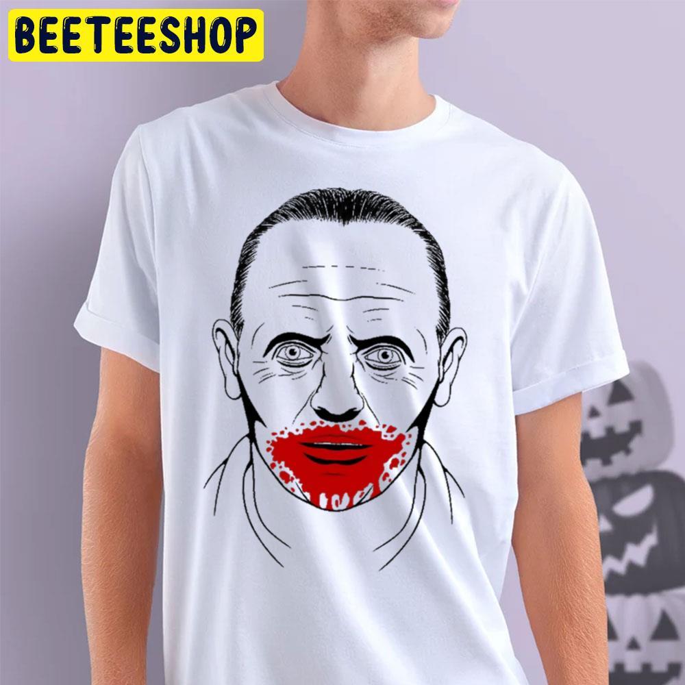 Red Mouth Hannibal Lecter Halloween Beeteeshop Trending Unisex T-Shirt Red Mouth Hannibal Lecter Halloween Beeteeshop Trending Unisex T-Shirt