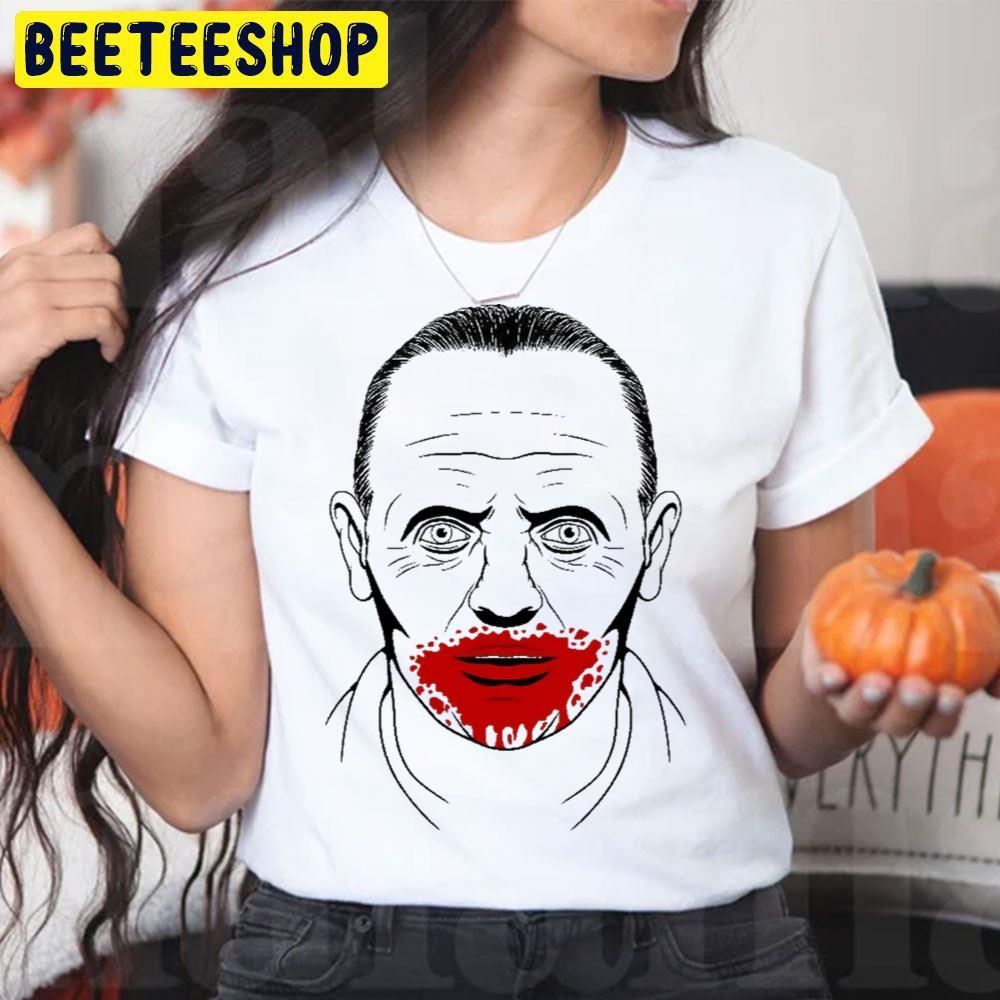 Red Mouth Hannibal Lecter Halloween Beeteeshop Trending Unisex T-Shirt Red Mouth Hannibal Lecter Halloween Beeteeshop Trending Unisex T-Shirt