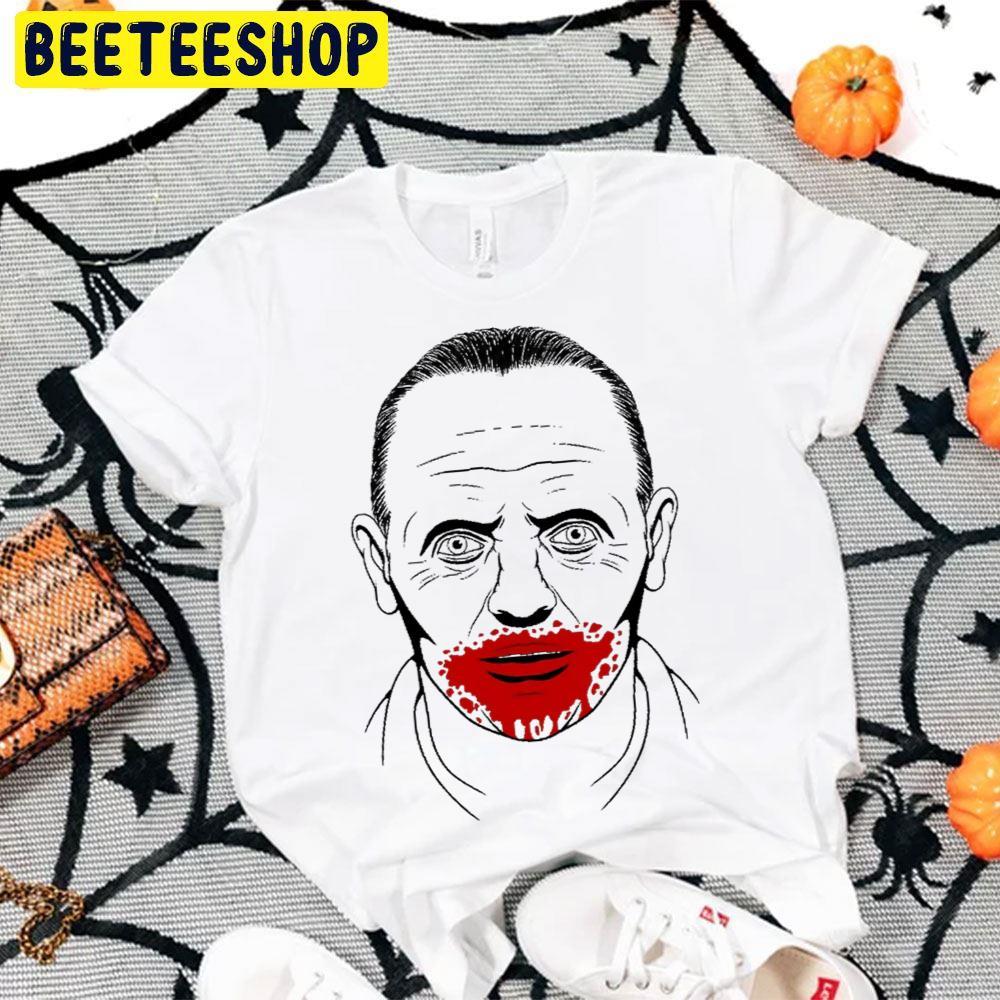 Red Mouth Hannibal Lecter Halloween Beeteeshop Trending Unisex T-Shirt Red Mouth Hannibal Lecter Halloween Beeteeshop Trending Unisex T-Shirt
