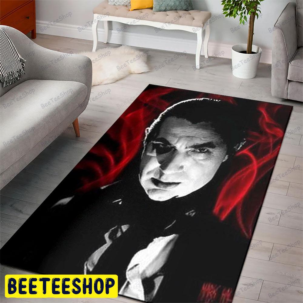 Red Smoke Lugosi Dracula Halloween Beeteeshop Rug Rectangle Red Smoke Lugosi Dracula Halloween Beeteeshop Rug Rectangle