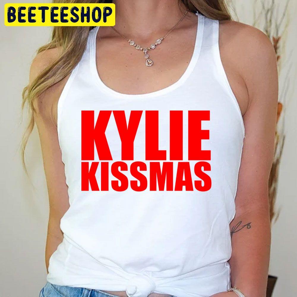 Red Text Kissmas Kylie Minogue Beeteeshop Trending Unisex T-Shirt Red Text Kissmas Kylie Minogue Beeteeshop Trending Unisex T-Shirt