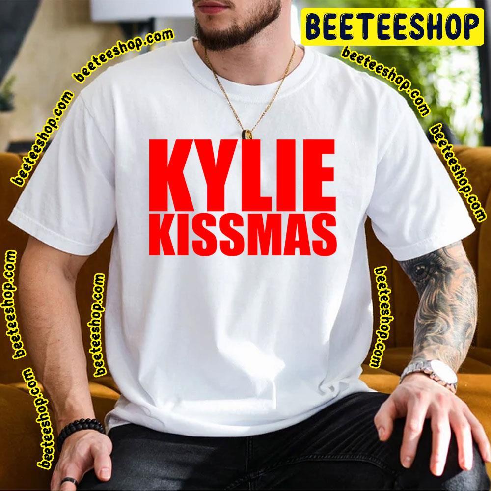 Red Text Kissmas Kylie Minogue Beeteeshop Trending Unisex T-Shirt Red Text Kissmas Kylie Minogue Beeteeshop Trending Unisex T-Shirt