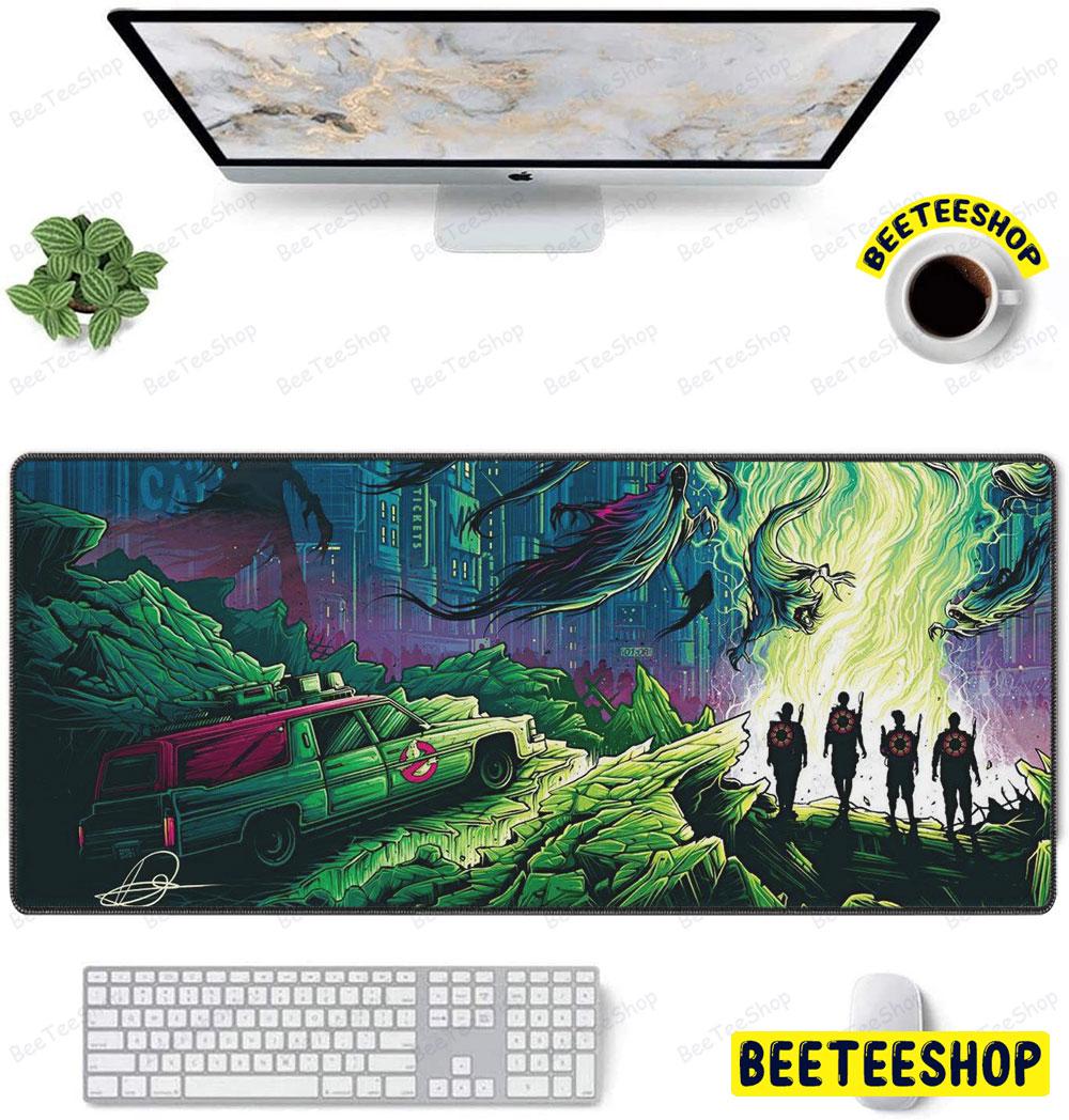 Retro City Ghostbusters Halloween Beeteeshop Mouse Pad Retro City Ghostbusters Halloween Beeteeshop Mouse Pad