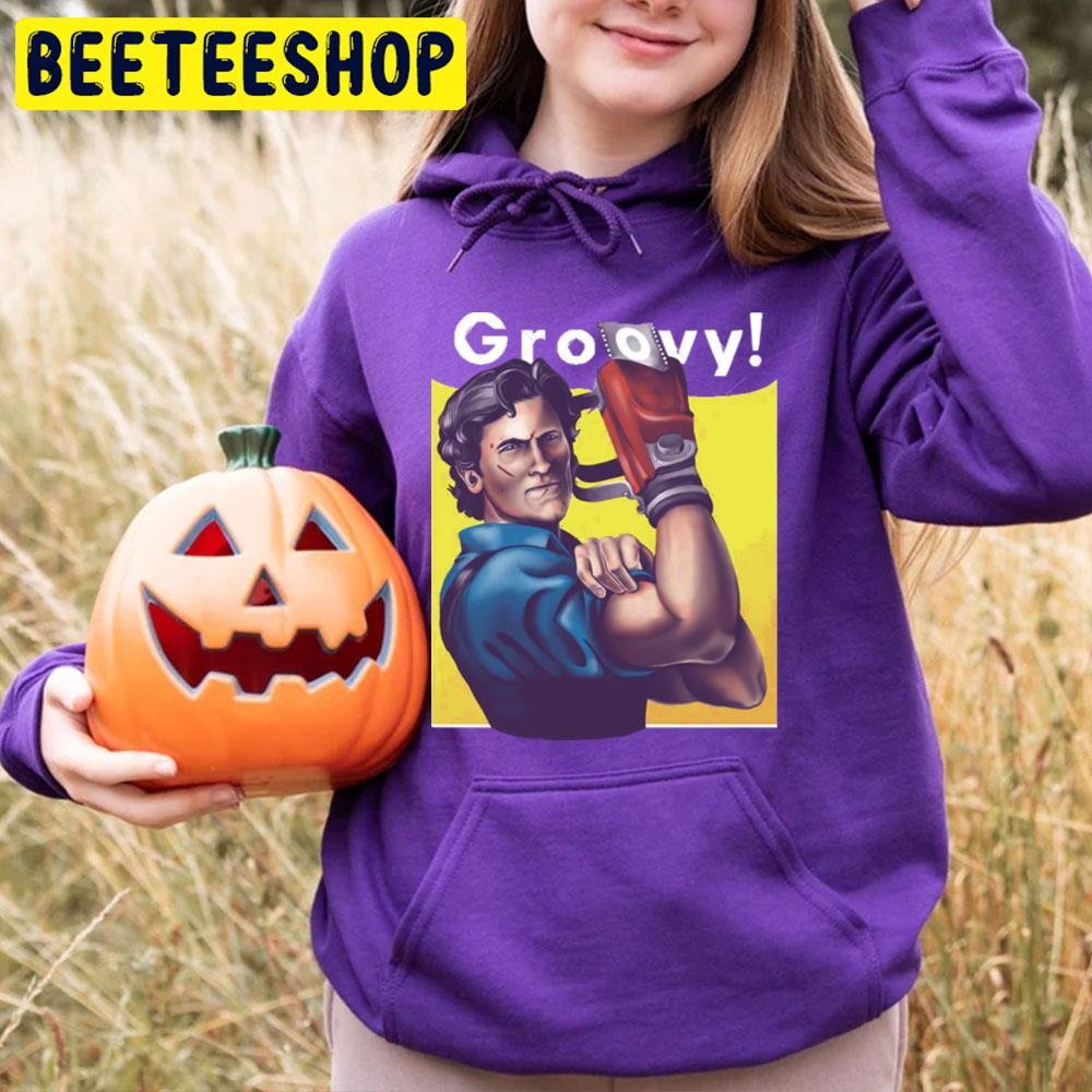 Retro Color Groovy The Evil Dead Halloween Beeteeshop Trending Unisex T-Shirt Retro Color Groovy The Evil Dead Halloween Beeteeshop Trending Unisex T-Shirt