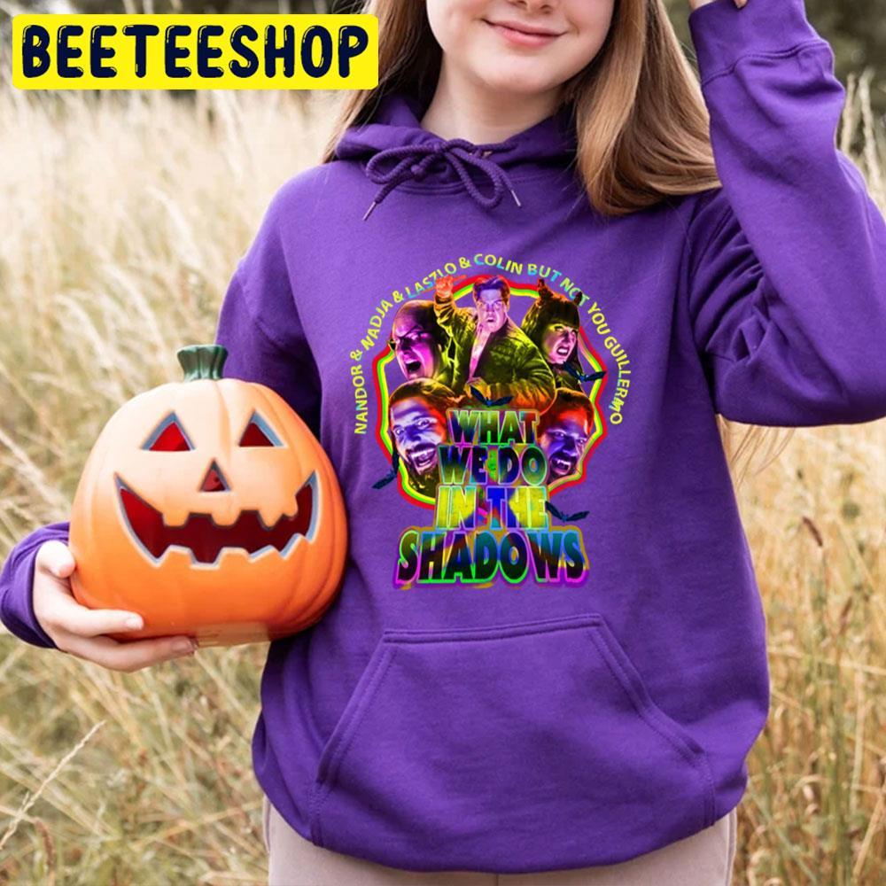 Retro Color What We Do In The Shadowns Halloween Beeteeshop Trending Unisex T-Shirt Retro Color What We Do In The Shadowns Halloween Beeteeshop Trending Unisex T-Shirt