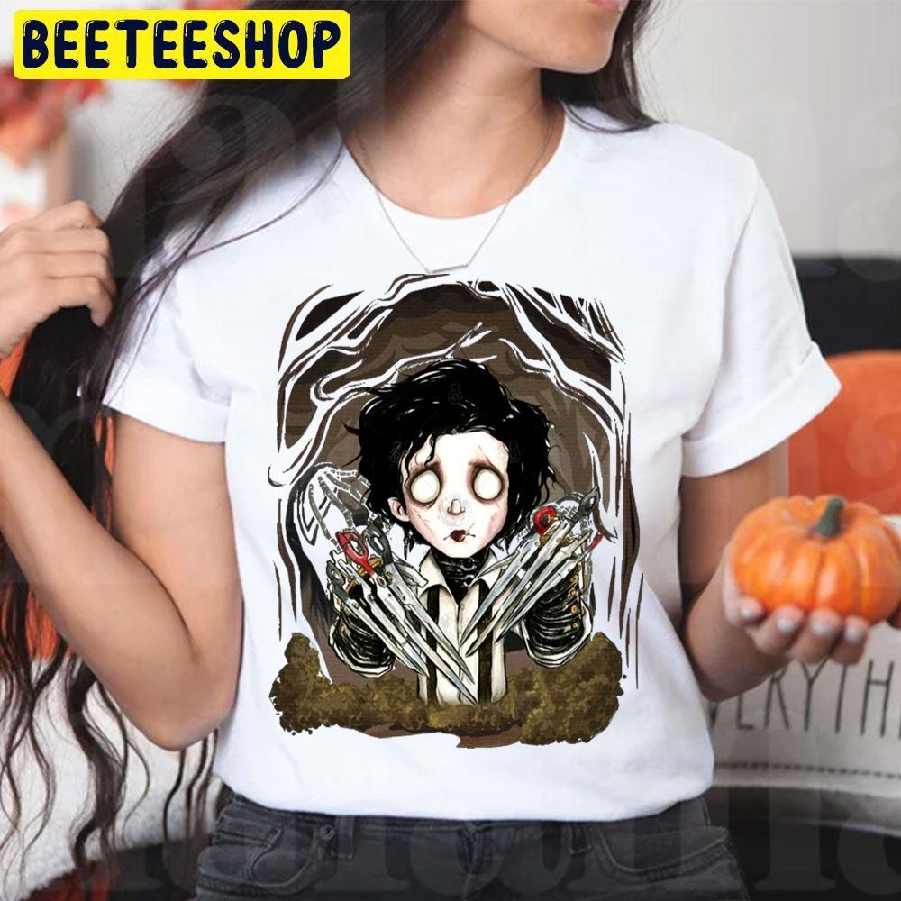 Retro Funny Edward Scissorhands Halloween Beeteeshop Trending Unisex T-Shirt Retro Funny Edward Scissorhands Halloween Beeteeshop Trending Unisex T-Shirt