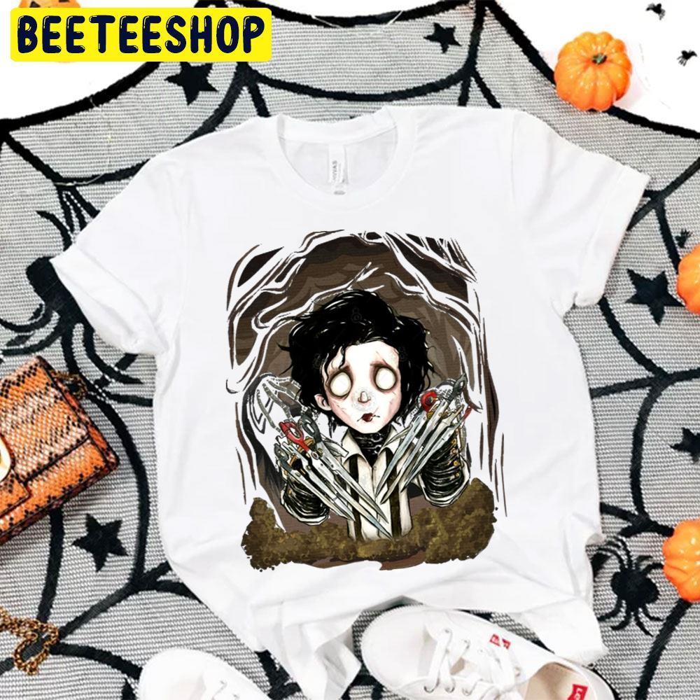 Retro Funny Edward Scissorhands Halloween Beeteeshop Trending Unisex T-Shirt Retro Funny Edward Scissorhands Halloween Beeteeshop Trending Unisex T-Shirt