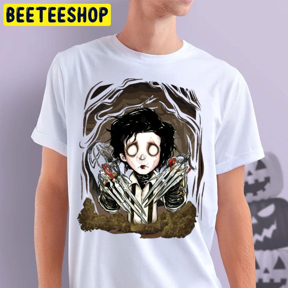 Retro Funny Edward Scissorhands Halloween Beeteeshop Trending Unisex T-Shirt Retro Funny Edward Scissorhands Halloween Beeteeshop Trending Unisex T-Shirt