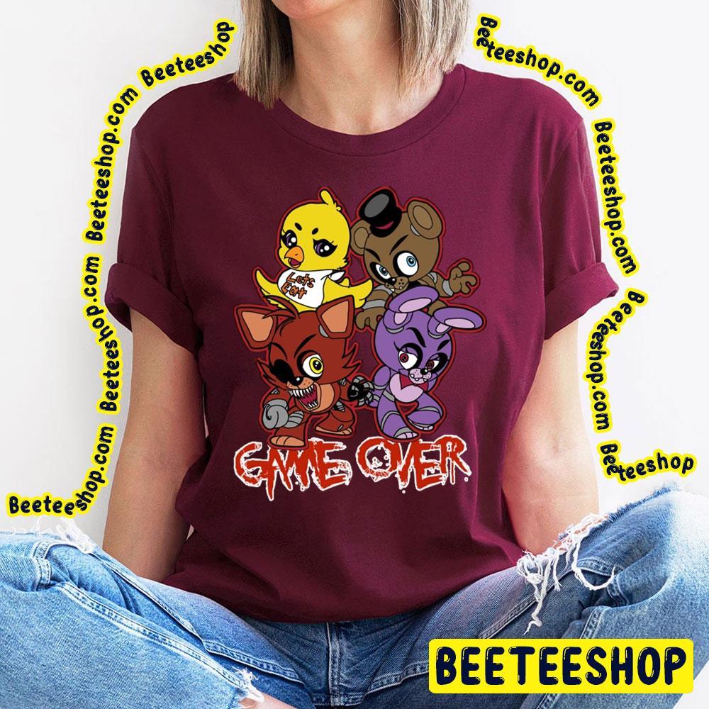 Retro Game Over Five Nights At Freddy's Beeteeshop Trending Unisex T-Shirt Retro Game Over Five Nights At Freddy's Beeteeshop Trending Unisex T-Shirt