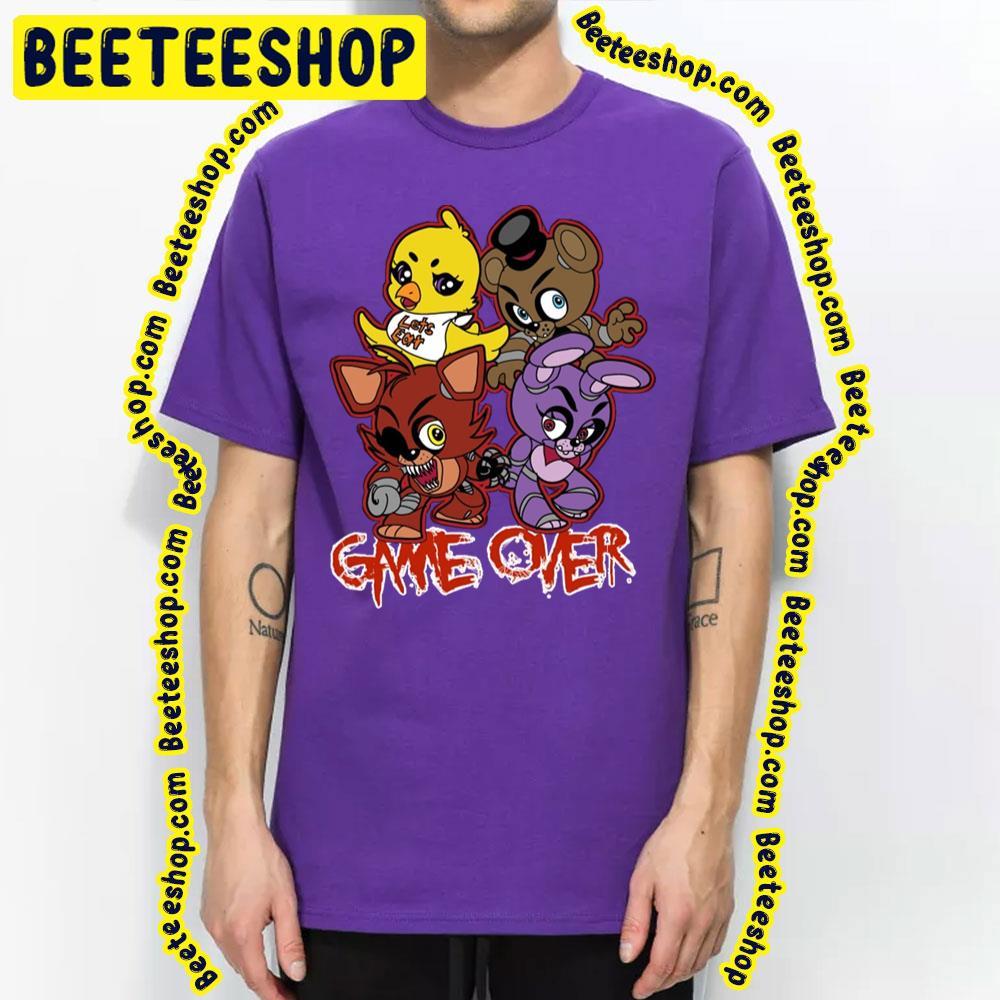 Retro Game Over Five Nights At Freddy's Beeteeshop Trending Unisex T-Shirt Retro Game Over Five Nights At Freddy's Beeteeshop Trending Unisex T-Shirt