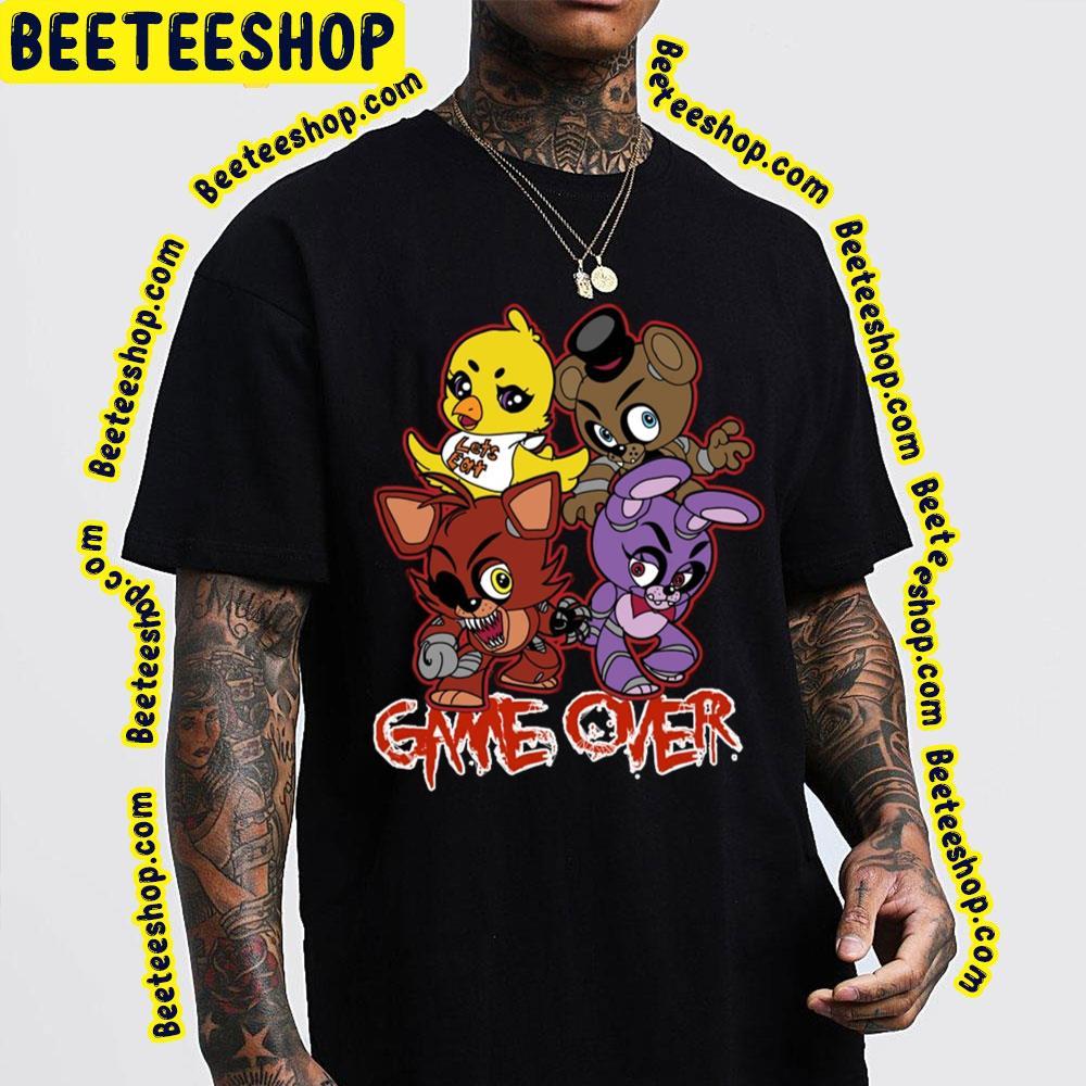Retro Game Over Five Nights At Freddy's Beeteeshop Trending Unisex T-Shirt Retro Game Over Five Nights At Freddy's Beeteeshop Trending Unisex T-Shirt