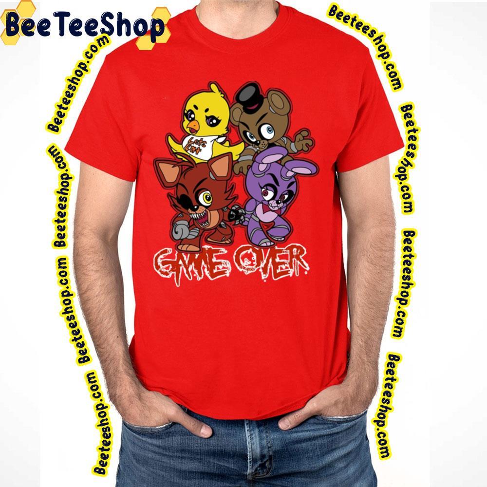 Retro Game Over Five Nights At Freddy's Beeteeshop Trending Unisex T-Shirt Retro Game Over Five Nights At Freddy's Beeteeshop Trending Unisex T-Shirt
