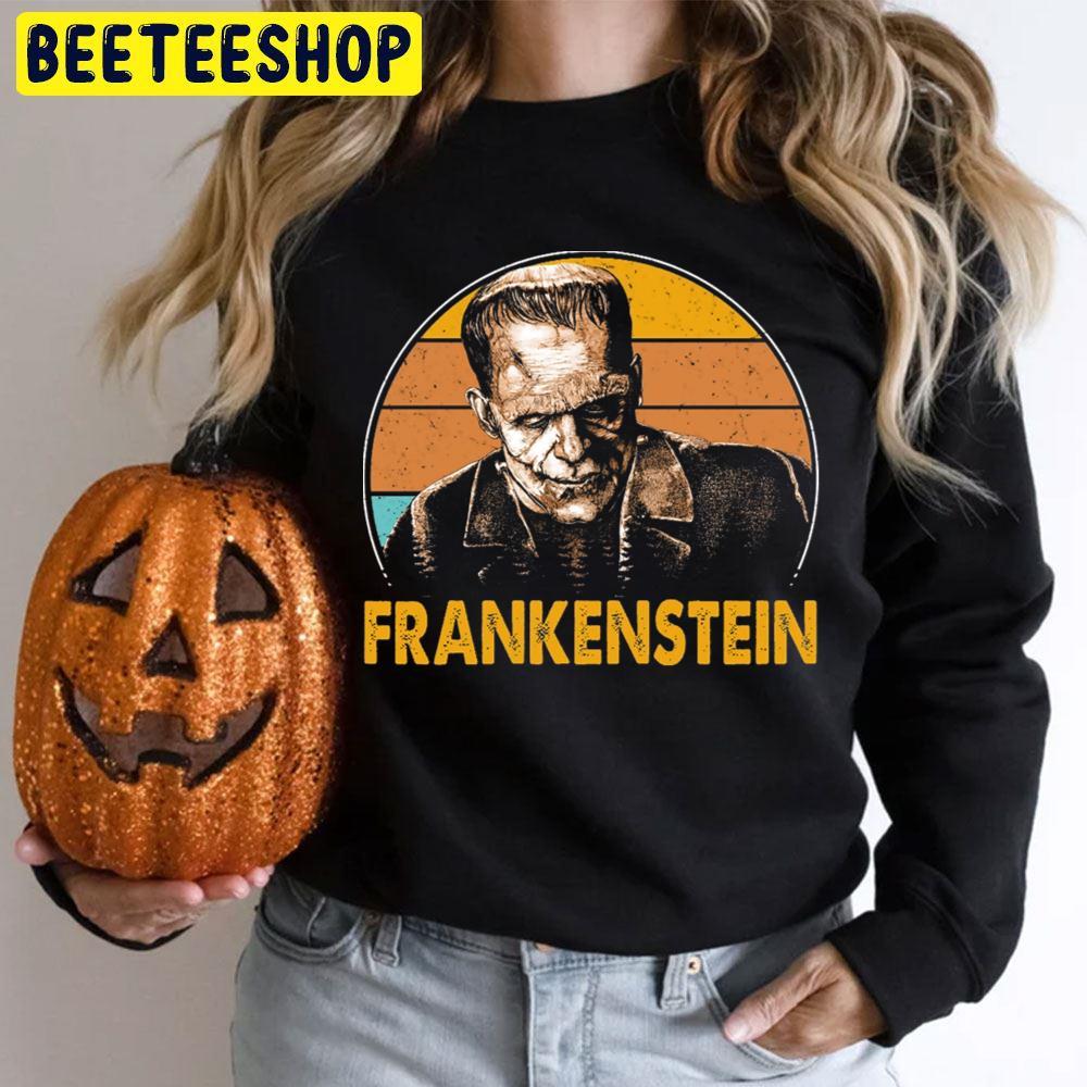 Retro Halloween Frankenstein Beeteeshop Trending Unisex T-Shirt Retro Halloween Frankenstein Beeteeshop Trending Unisex T-Shirt