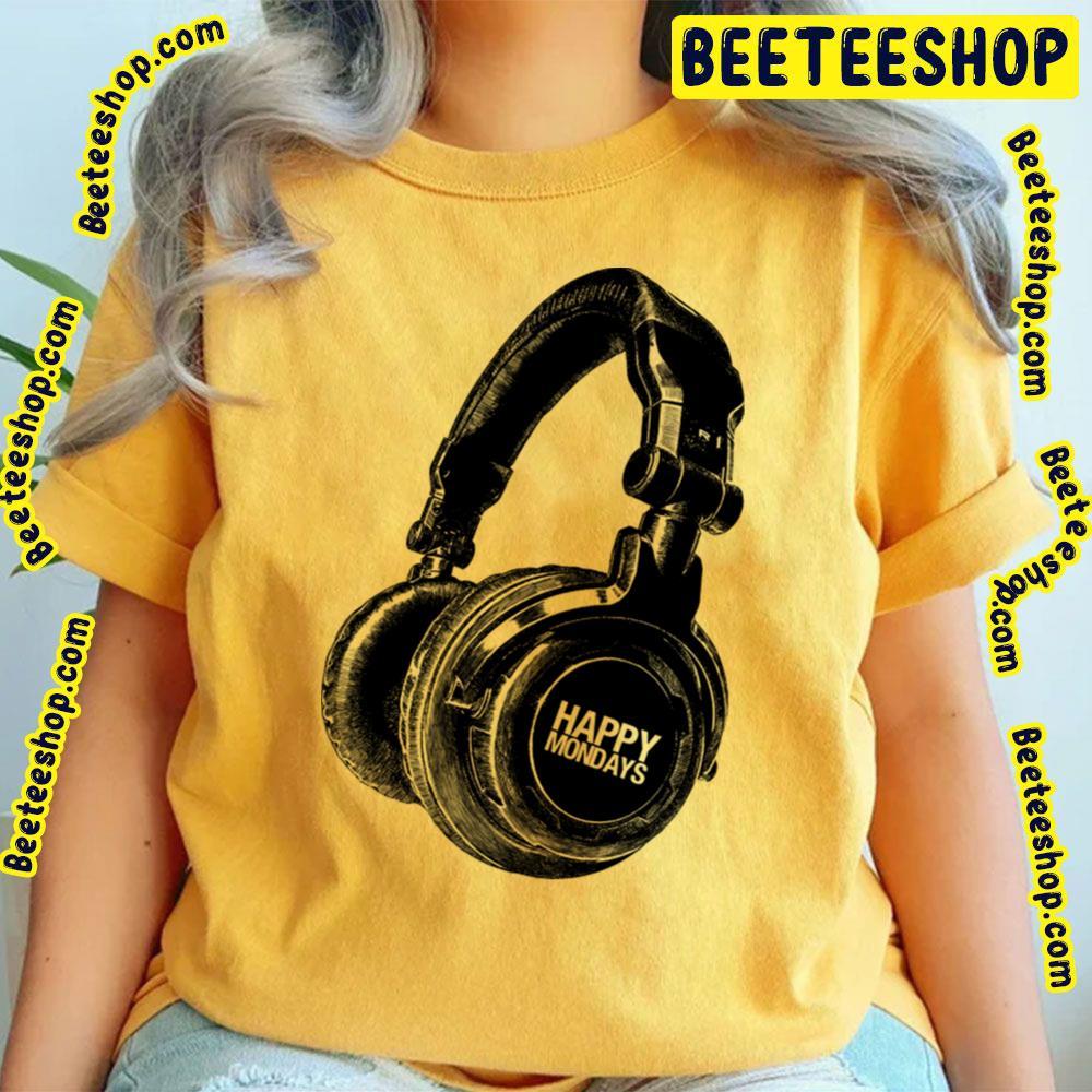 Retro Headphones Happy Mondays Beeteeshop Trending Unisex T-Shirt Retro Headphones Happy Mondays Beeteeshop Trending Unisex T-Shirt