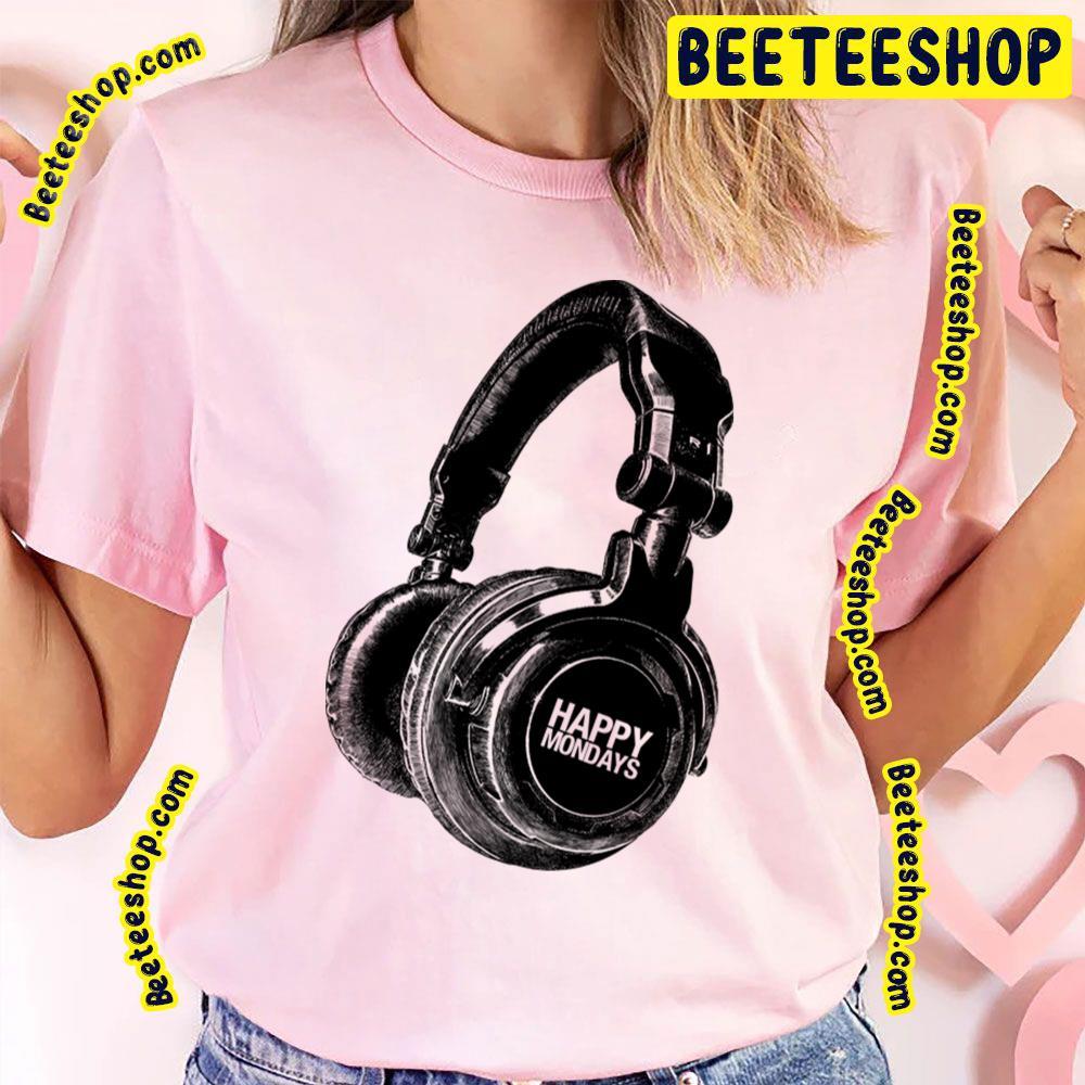 Retro Headphones Happy Mondays Beeteeshop Trending Unisex T-Shirt Retro Headphones Happy Mondays Beeteeshop Trending Unisex T-Shirt
