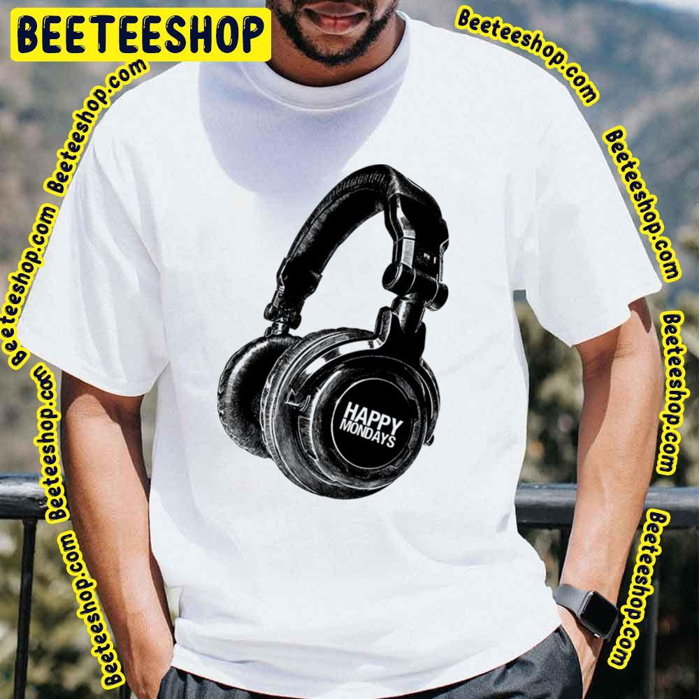 Retro Headphones Happy Mondays Beeteeshop Trending Unisex T-Shirt Retro Headphones Happy Mondays Beeteeshop Trending Unisex T-Shirt