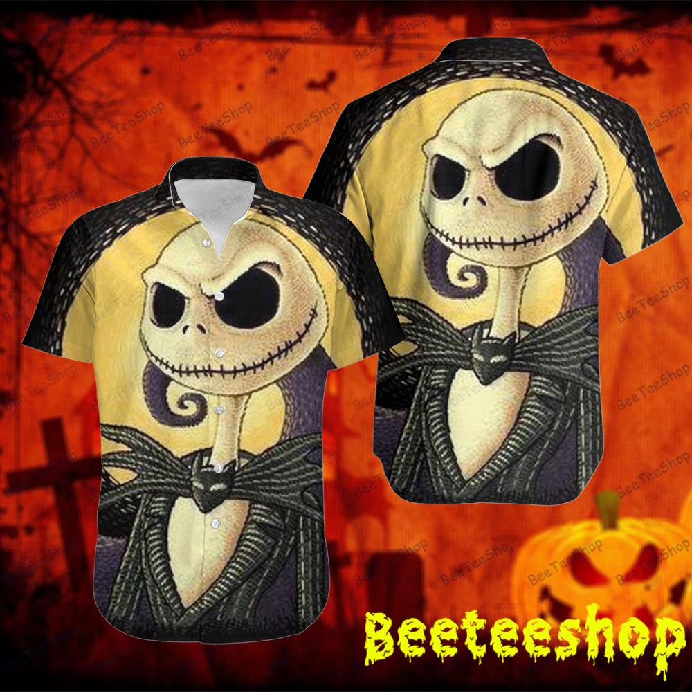 Retro Moon With Handsone Jack Skellington The Nightmare Before Christmas Halloween Beeteeshop Hawaii Shirt Retro Moon With Handsone Jack Skellington The Nightmare Before Christmas Halloween Beeteeshop Hawaii Shirt