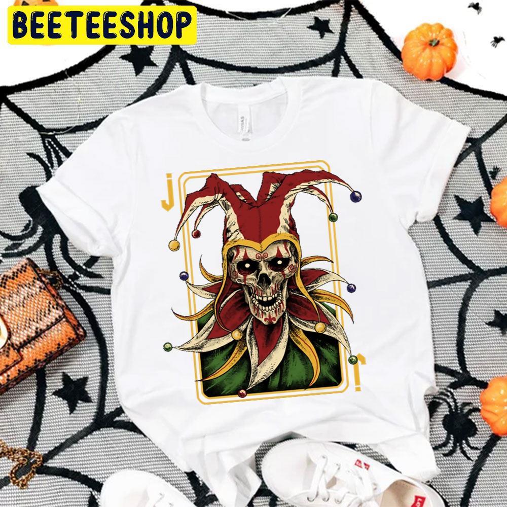 Retro Skull Joker Halloween Beeteeshop Unisex T-Shirt Retro Skull Joker Halloween Beeteeshop Unisex T-Shirt
