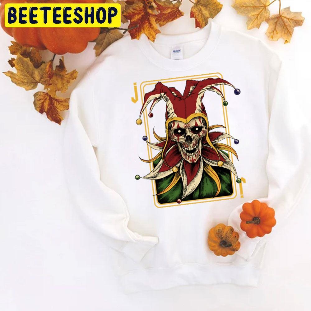 Retro Skull Joker Halloween Beeteeshop Unisex T-Shirt Retro Skull Joker Halloween Beeteeshop Unisex T-Shirt