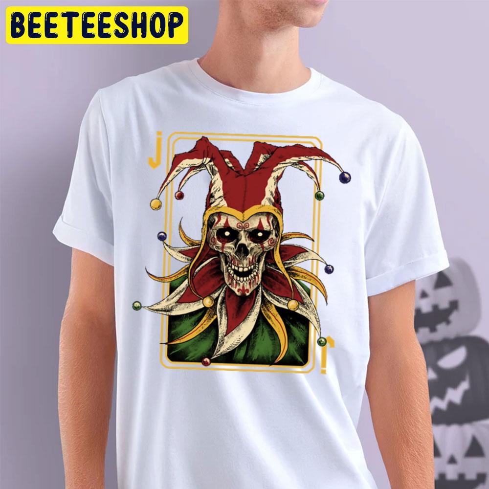 Retro Skull Joker Halloween Beeteeshop Unisex T-Shirt Retro Skull Joker Halloween Beeteeshop Unisex T-Shirt