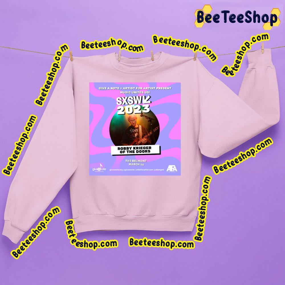 Robby Krieger Give A Note Foundation And Artist For Artist 2023 Beeteeshop Trending Unisex Sweatshirt Robby Krieger Give A Note Foundation And Artist For Artist 2023 Beeteeshop Trending Unisex Sweatshirt