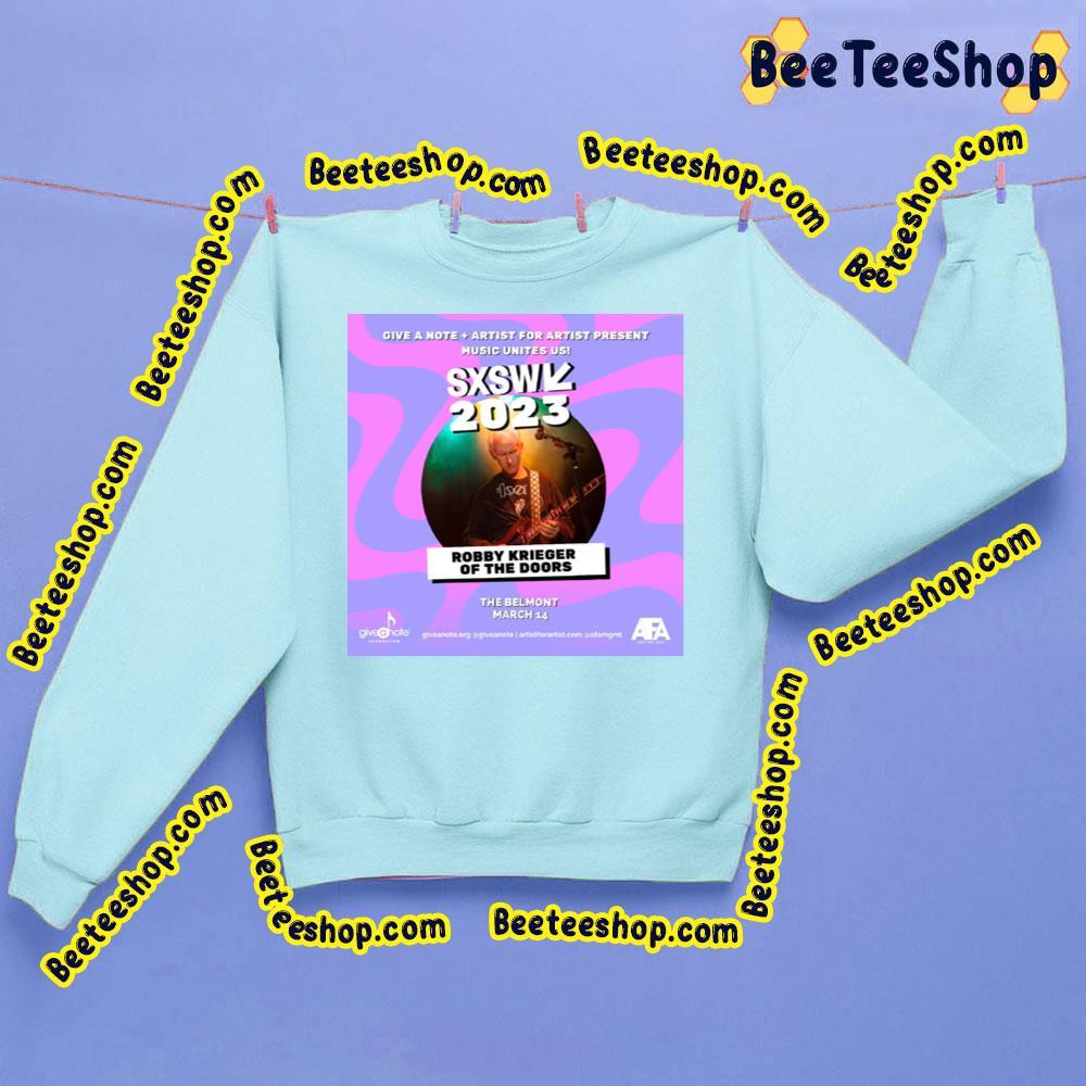 Robby Krieger Give A Note Foundation And Artist For Artist 2023 Beeteeshop Trending Unisex Sweatshirt Robby Krieger Give A Note Foundation And Artist For Artist 2023 Beeteeshop Trending Unisex Sweatshirt