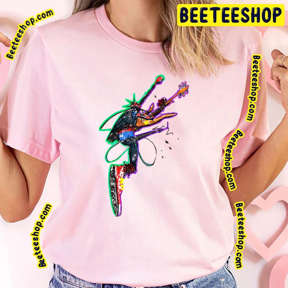 Rock Spider Punk Spiderverse Movie Beeteeshop Trending Unisex T-Shirt Rock Spider Punk Spiderverse Movie Beeteeshop Trending Unisex T-Shirt