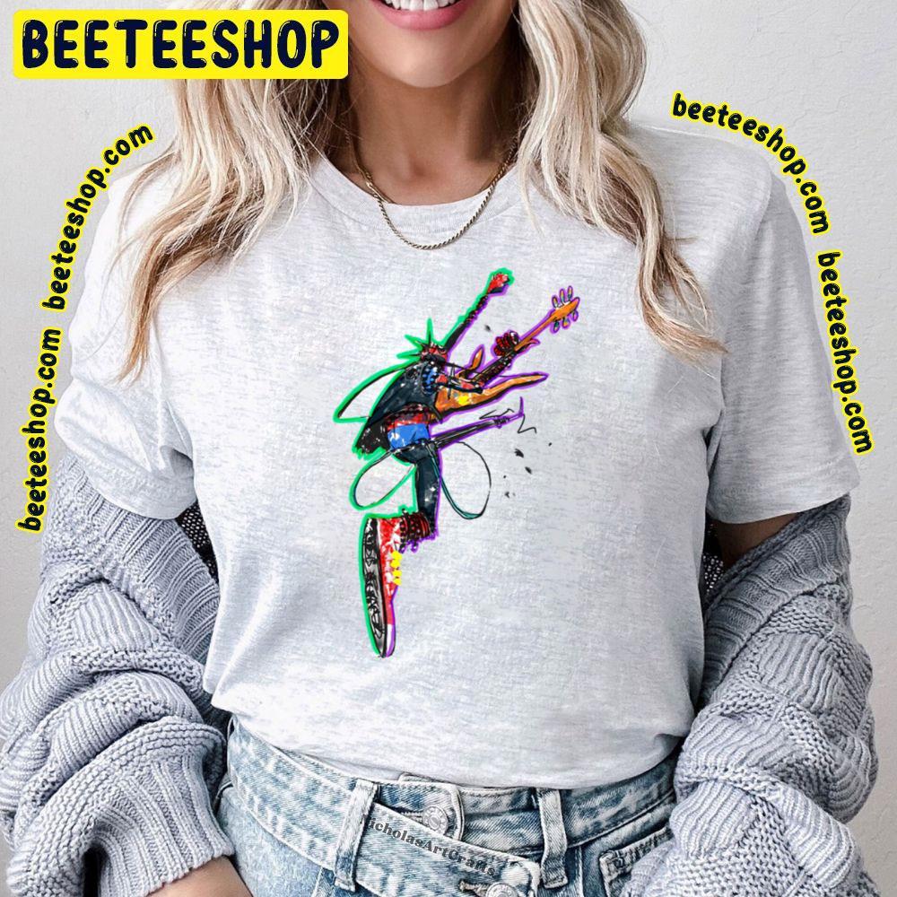 Rock Spider Punk Spiderverse Movie Beeteeshop Trending Unisex T-Shirt Rock Spider Punk Spiderverse Movie Beeteeshop Trending Unisex T-Shirt