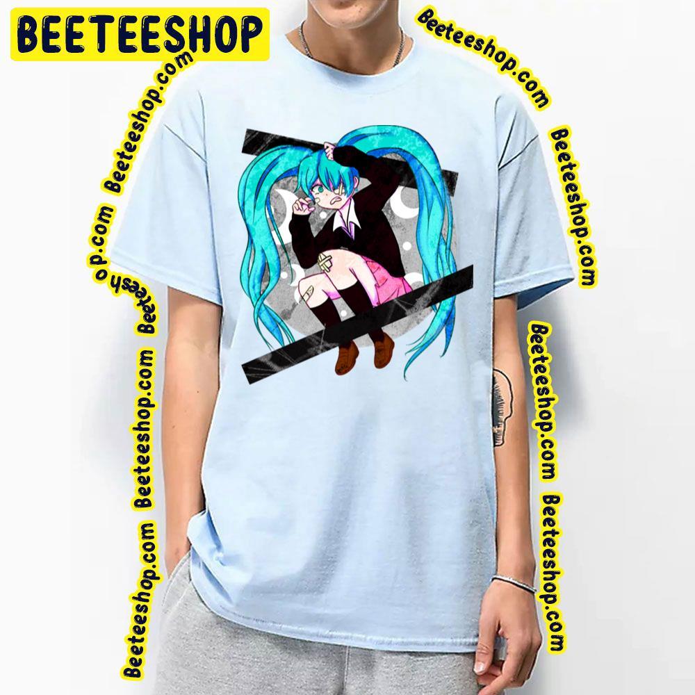 Rolling Girl Hatsune Miku Beeteeshop Trending Unisex T-Shirt Rolling Girl Hatsune Miku Beeteeshop Trending Unisex T-Shirt