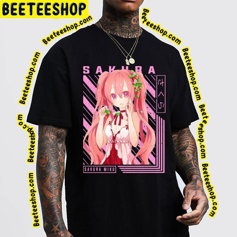 Sakura Miku Vocaloid Beeteeshop Trending Unisex T-Shirt Sakura Miku Vocaloid Beeteeshop Trending Unisex T-Shirt