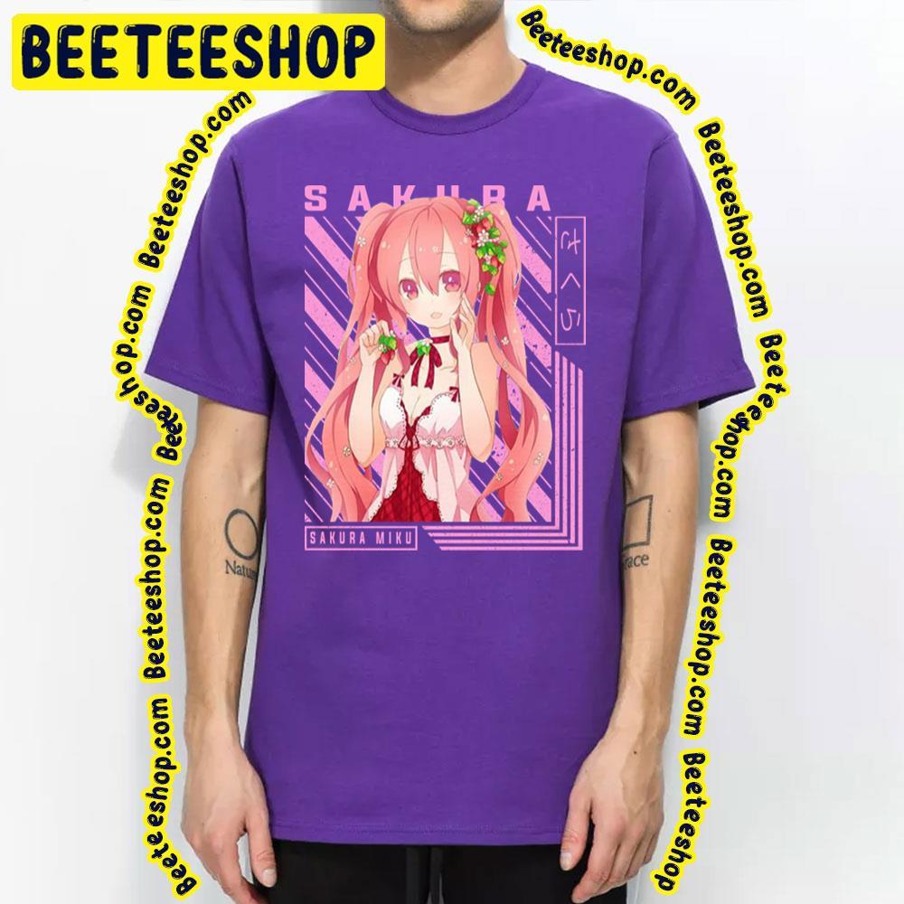 Sakura Miku Vocaloid Beeteeshop Trending Unisex T-Shirt Sakura Miku Vocaloid Beeteeshop Trending Unisex T-Shirt