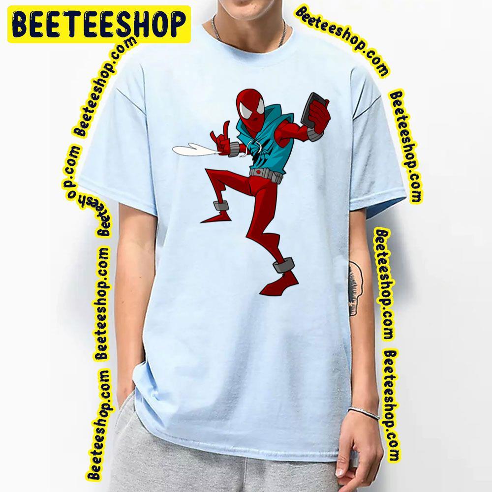 Scarlet Selfie Spiderverse Movie Beeteeshop Trending Unisex T-Shirt Scarlet Selfie Spiderverse Movie Beeteeshop Trending Unisex T-Shirt