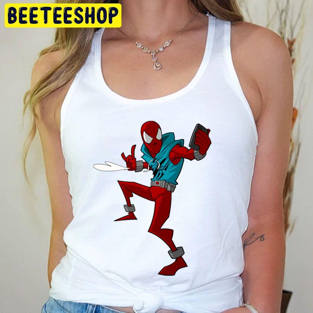 Scarlet Selfie Spiderverse Movie Beeteeshop Trending Unisex T-Shirt Scarlet Selfie Spiderverse Movie Beeteeshop Trending Unisex T-Shirt