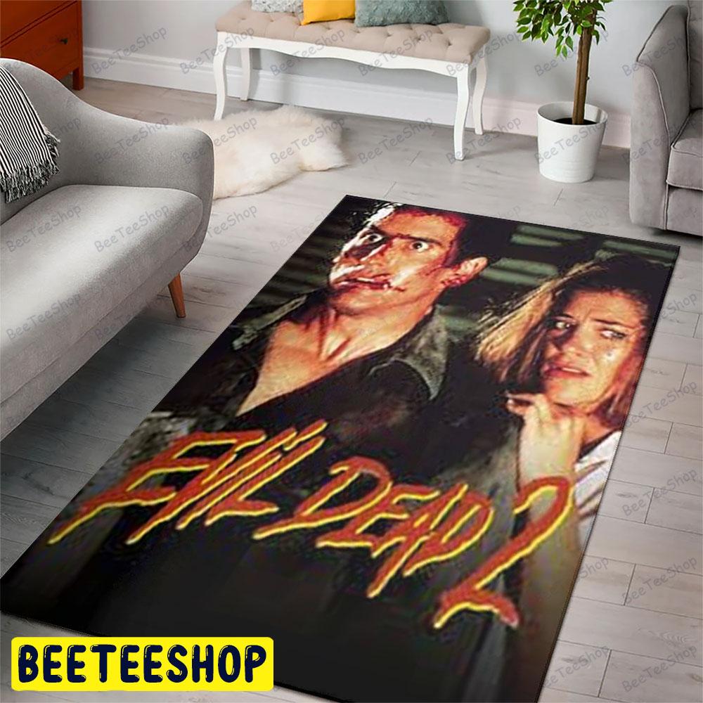 Scary Couple Evil Dead Ii Halloween Beeteeshop Rug Rectangle Scary Couple Evil Dead Ii Halloween Beeteeshop Rug Rectangle