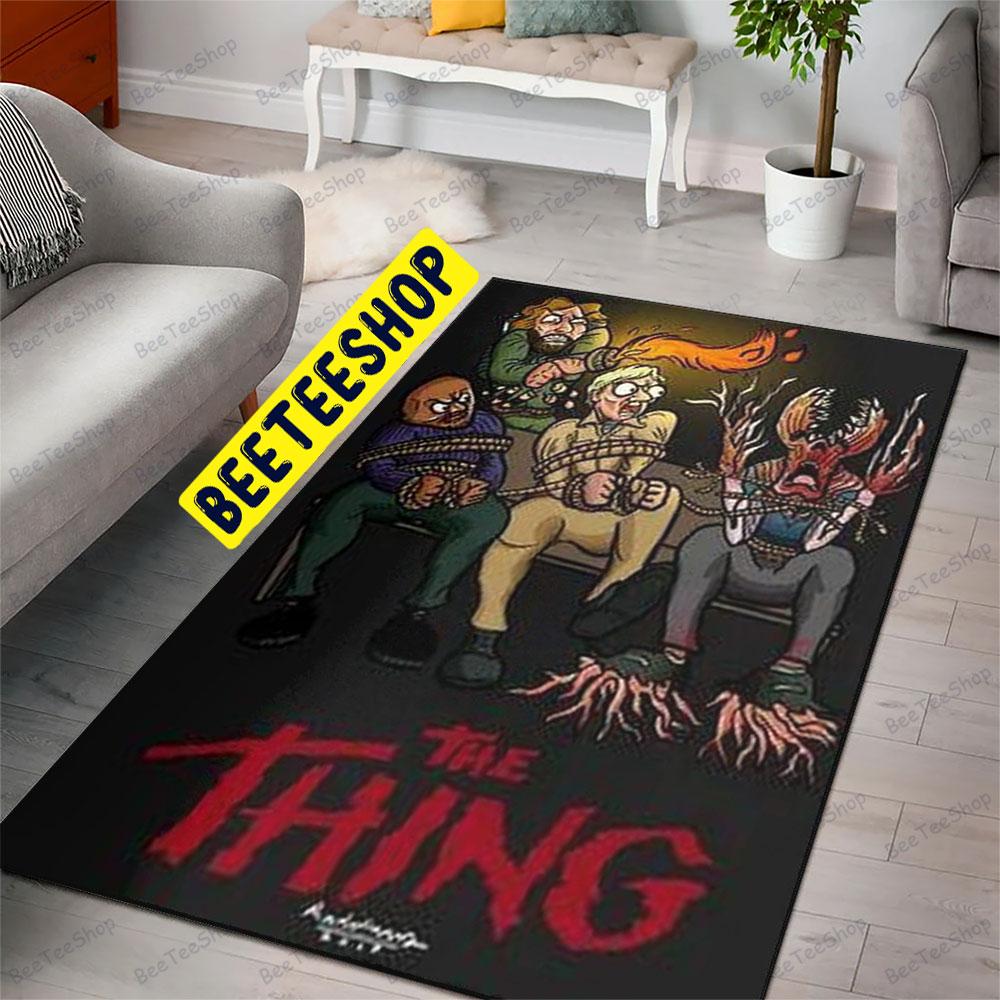 Scary The Thing Halloween Beeteeshop Rug Rectangle Scary The Thing Halloween Beeteeshop Rug Rectangle
