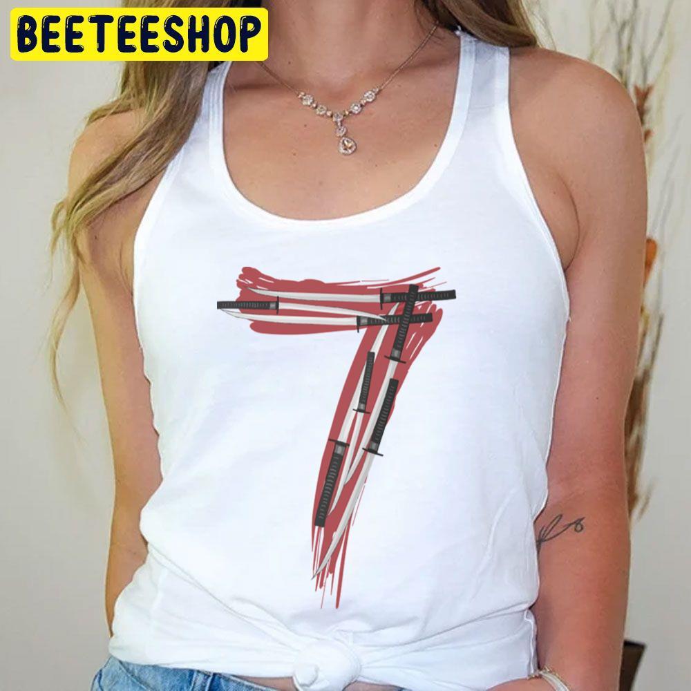 Seven Logo Samurai Beeteeshop Trending Unisex T-Shirt Seven Logo Samurai Beeteeshop Trending Unisex T-Shirt