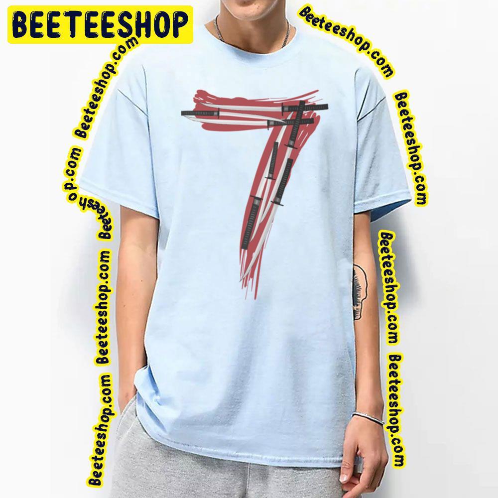 Seven Logo Samurai Beeteeshop Trending Unisex T-Shirt Seven Logo Samurai Beeteeshop Trending Unisex T-Shirt