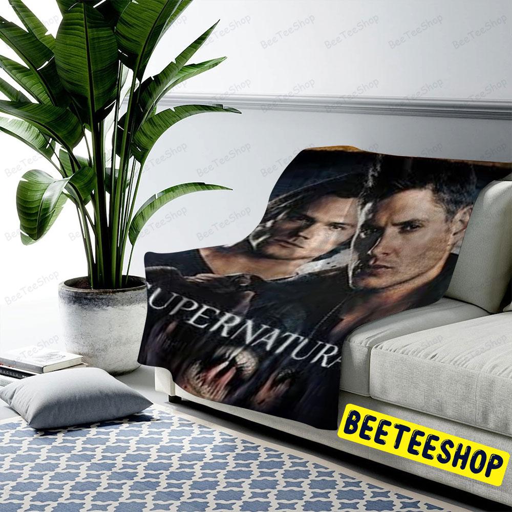 Shark Supernatural Halloween Beeteeshop US Cozy Blanket Shark Supernatural Halloween Beeteeshop US Cozy Blanket