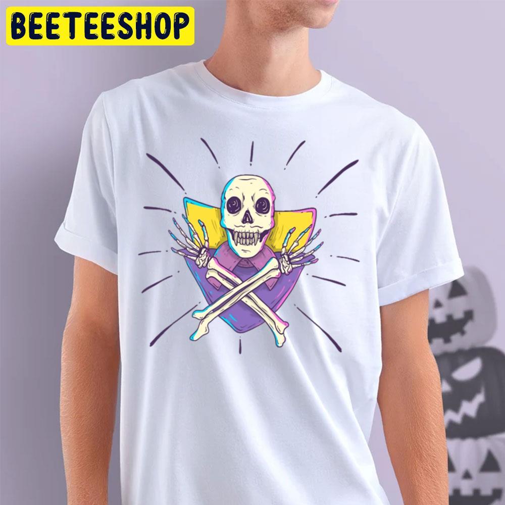 Skally Dracula Halloween Beeteeshop Trending Unisex T-Shirt Skally Dracula Halloween Beeteeshop Trending Unisex T-Shirt