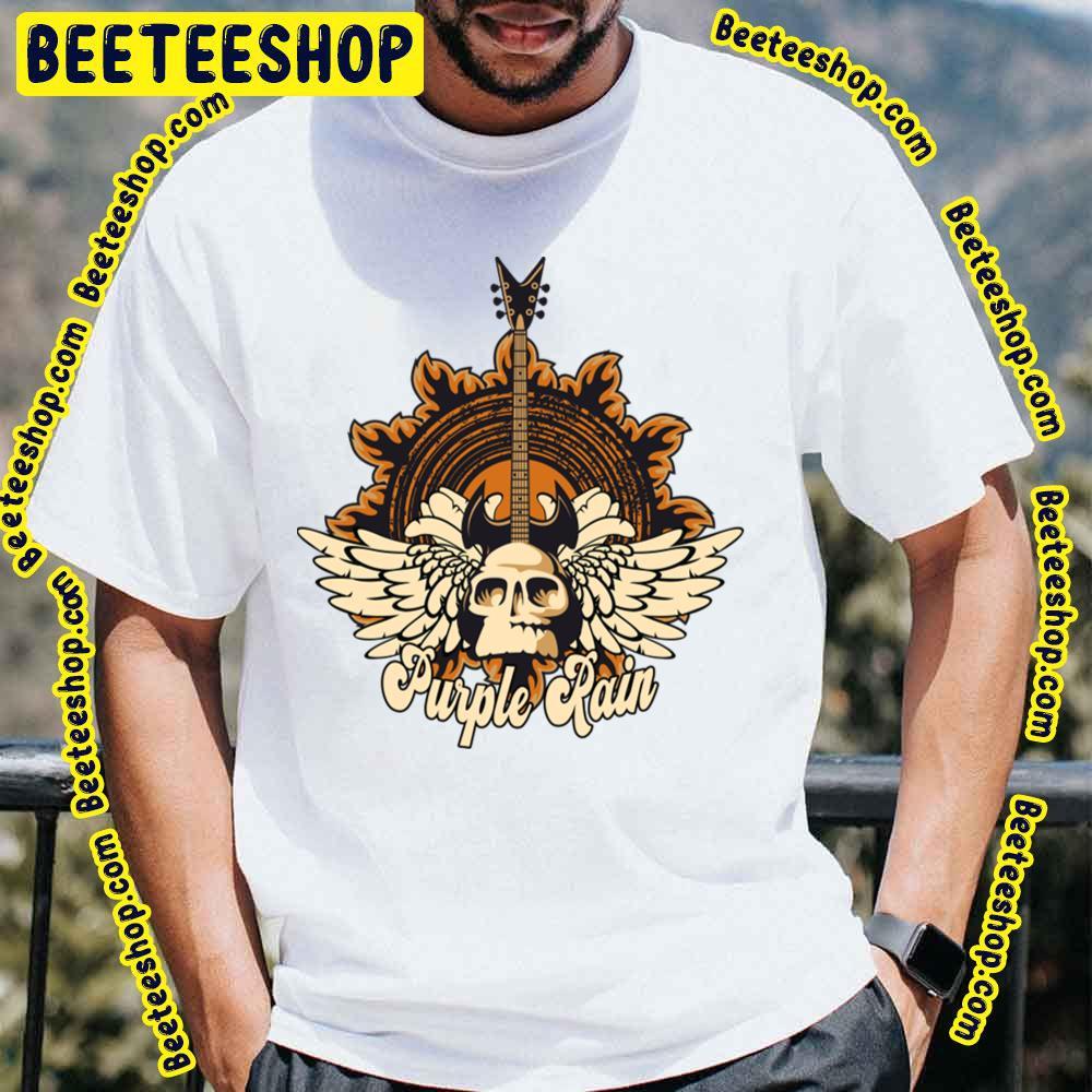 Skull Angel Purple Rain Beeteeshop Trending Unisex T-Shirt Skull Angel Purple Rain Beeteeshop Trending Unisex T-Shirt