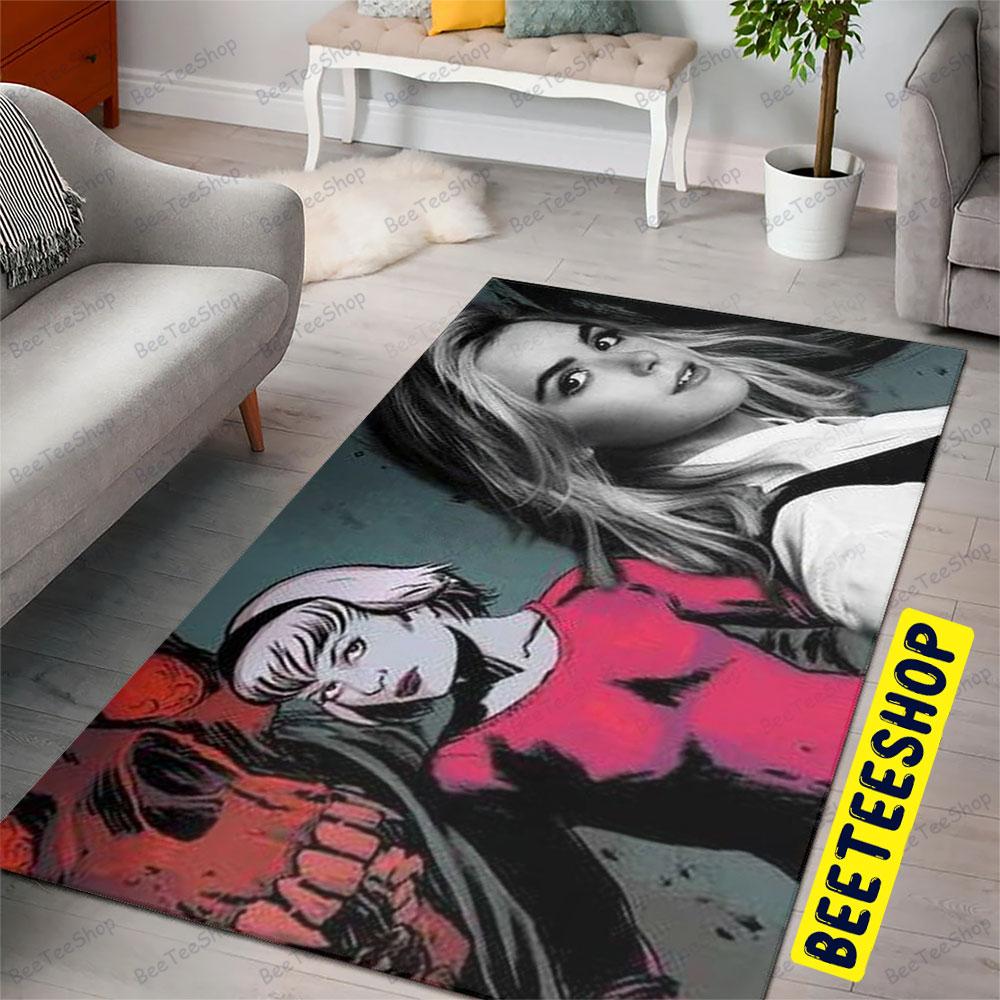 Skull Chilling Adventures Of Sabrina Halloween Beeteeshop Rug Rectangle Skull Chilling Adventures Of Sabrina Halloween Beeteeshop Rug Rectangle