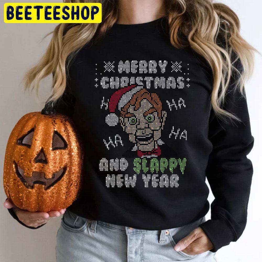 Slappy New Year Ugly Christmas Goosebumps Halloween Beeteeshop Trending Unisex T-Shirt Slappy New Year Ugly Christmas Goosebumps Halloween Beeteeshop Trending Unisex T-Shirt