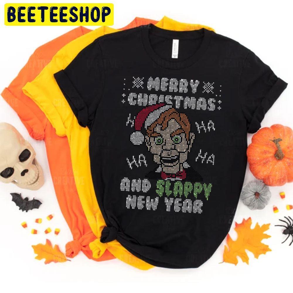 Slappy New Year Ugly Christmas Goosebumps Halloween Beeteeshop Trending Unisex T-Shirt Slappy New Year Ugly Christmas Goosebumps Halloween Beeteeshop Trending Unisex T-Shirt