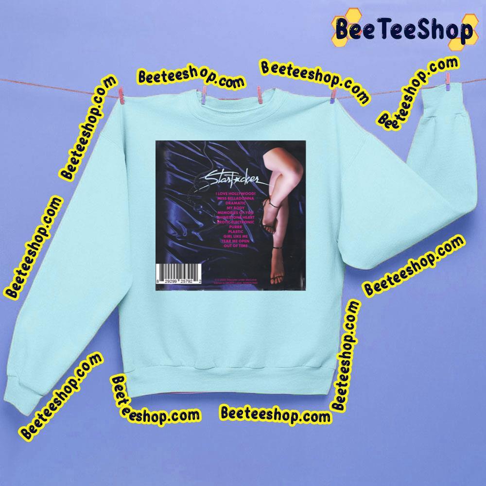 Slayyyter Starfucker 2023 Tracklist Beeteeshop Trending Unisex Sweatshirt Slayyyter Starfucker 2023 Tracklist Beeteeshop Trending Unisex Sweatshirt